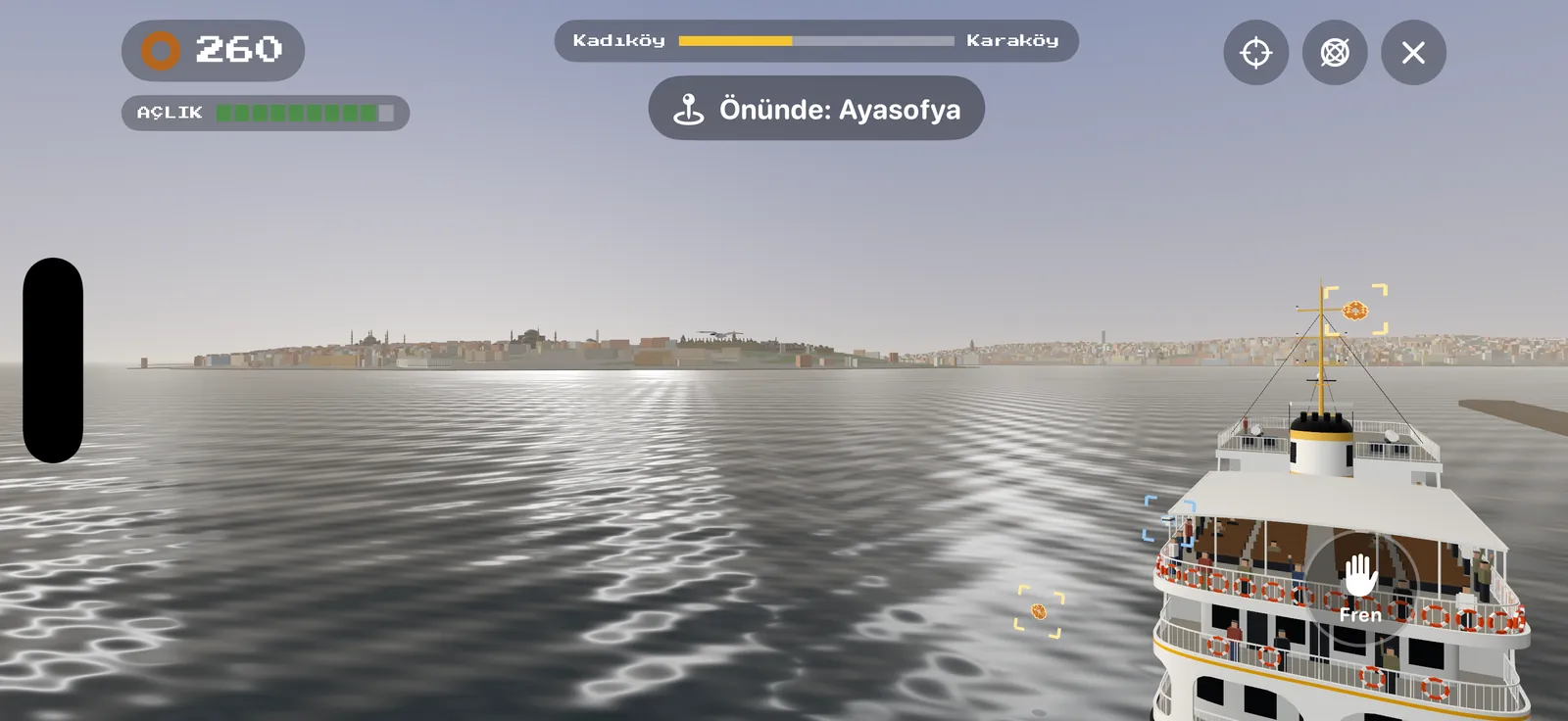 Karşıda yükselen Tarihi Yarımada